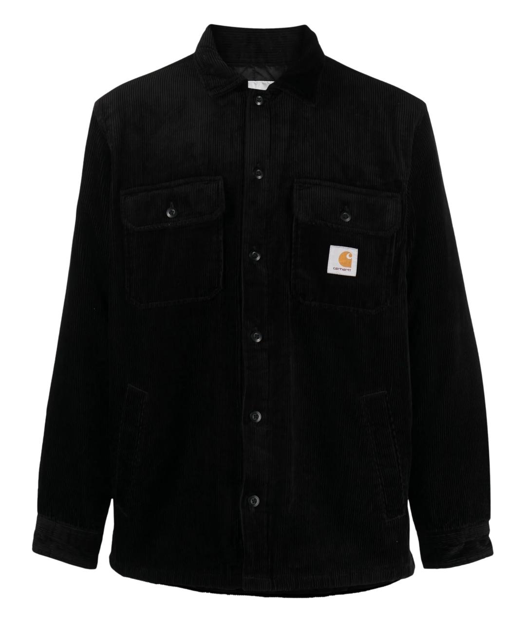 CARHARTT WIP Черная хлопковая кэжуал рубашка, фото 1
