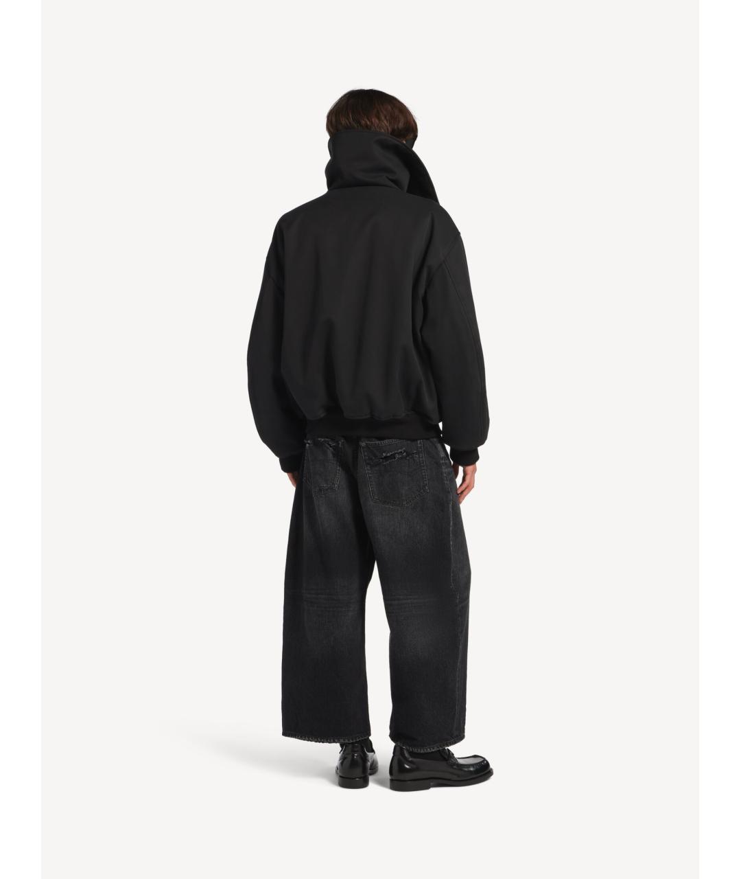 BALENCIAGA Черные хлопковые джинсы, фото 4