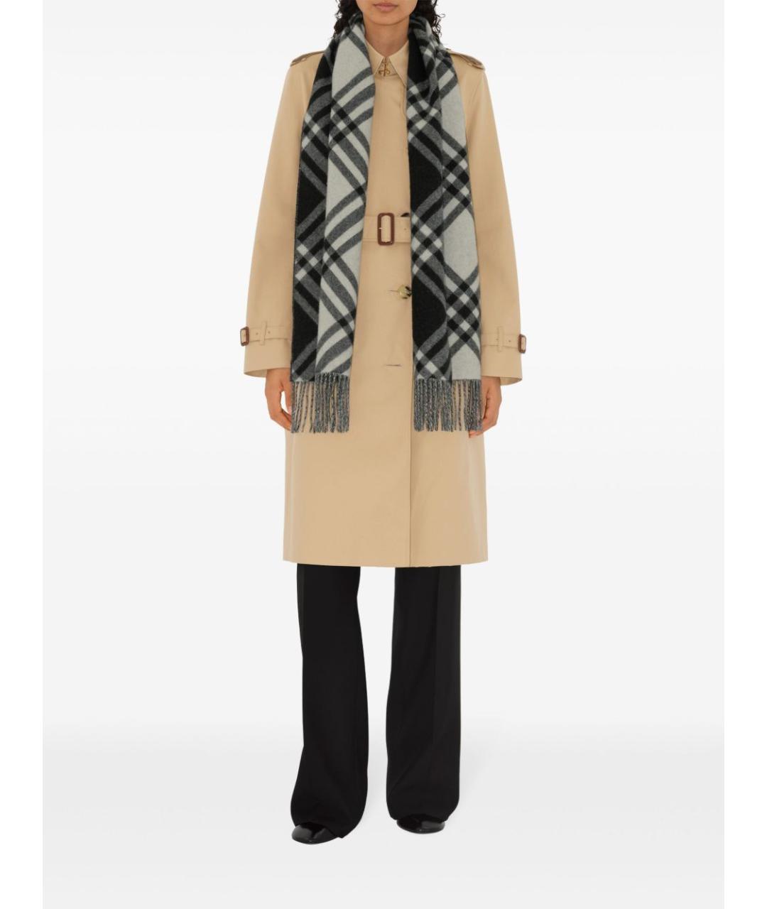 BURBERRY Мульти кашемировый шарф, фото 4