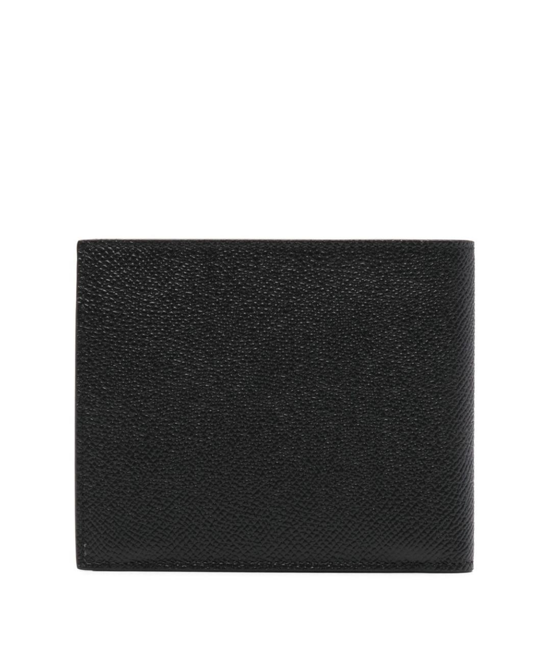 FERRAGAMO Черный кожаный кошелек, фото 2
