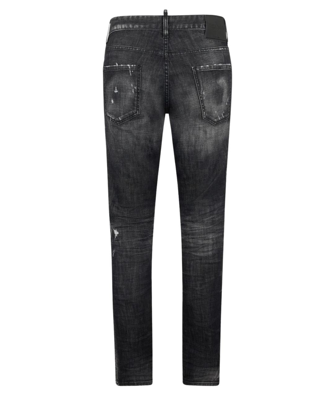 DSQUARED2 Черные хлопковые джинсы, фото 2
