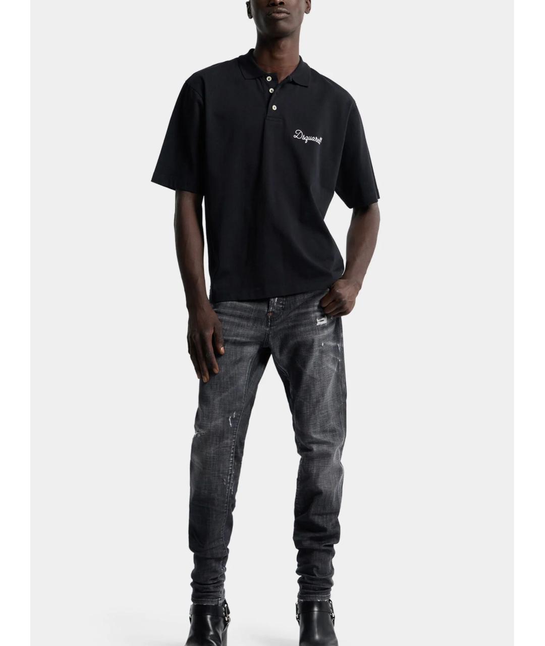 DSQUARED2 Черные хлопковые джинсы, фото 3