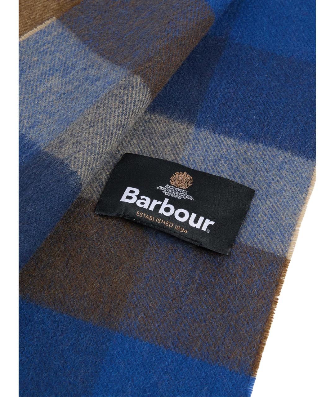 BARBOUR Мульти шерстяной шарф, фото 2