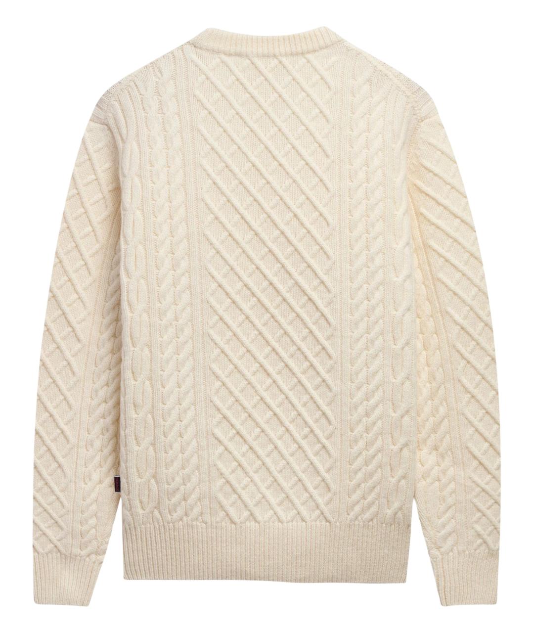 SEBAGO Бежевый шерстяной джемпер / свитер, фото 2
