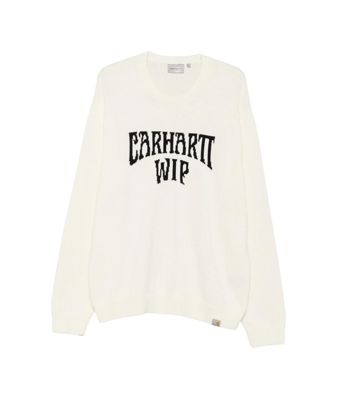 CARHARTT WIP Белый хлопковый джемпер / свитер, фото 1