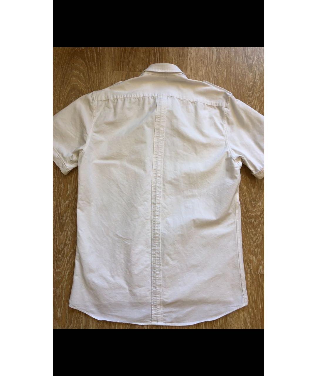 BALMAIN Белая хлопковая кэжуал рубашка, фото 2