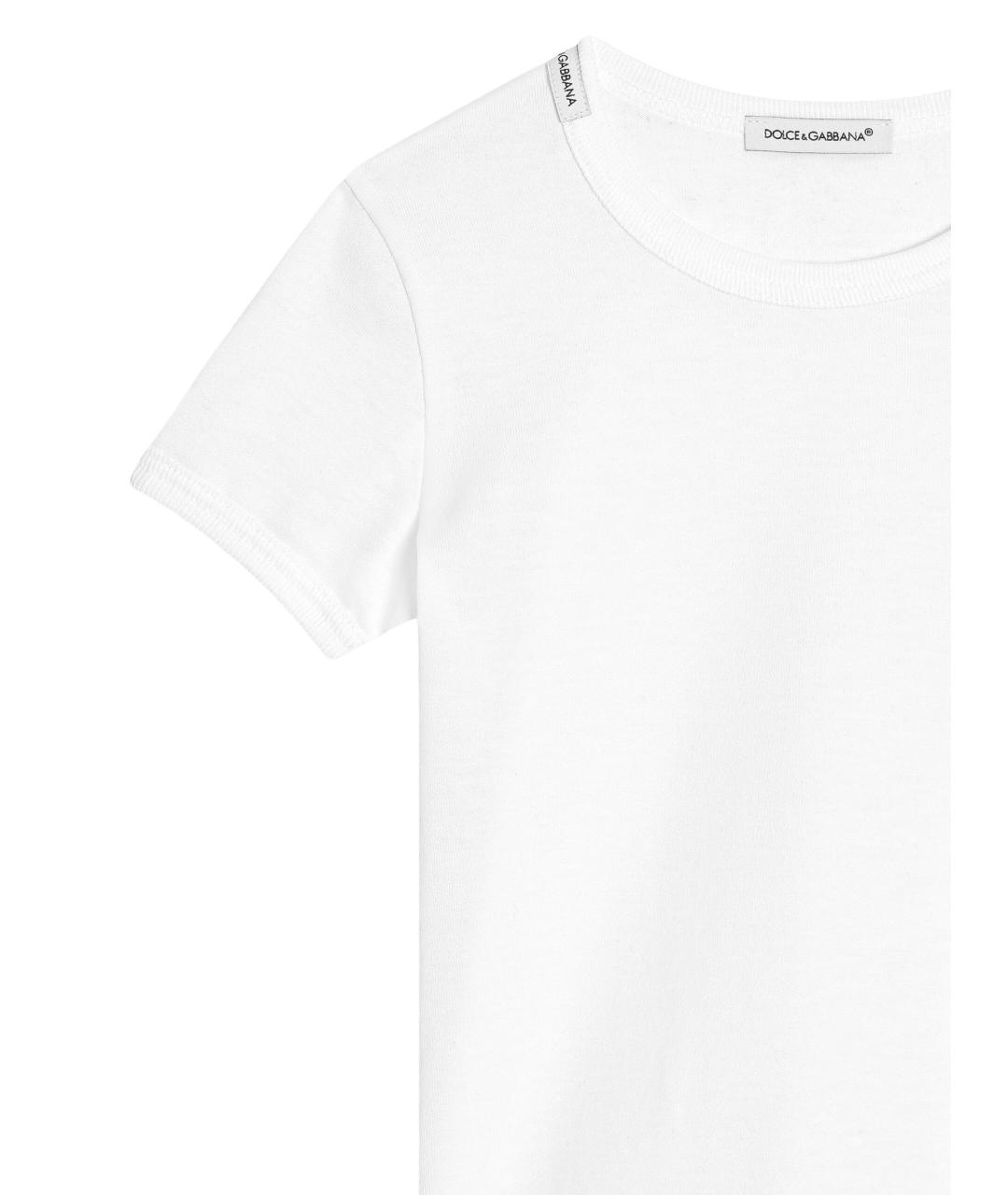 DOLCE&GABBANA Белая хлопковая пижама/белье, фото 3