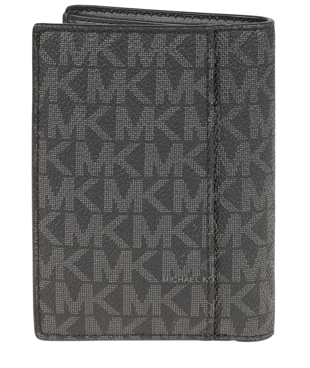 MICHAEL KORS Черный полиуретановый кошелек, фото 2