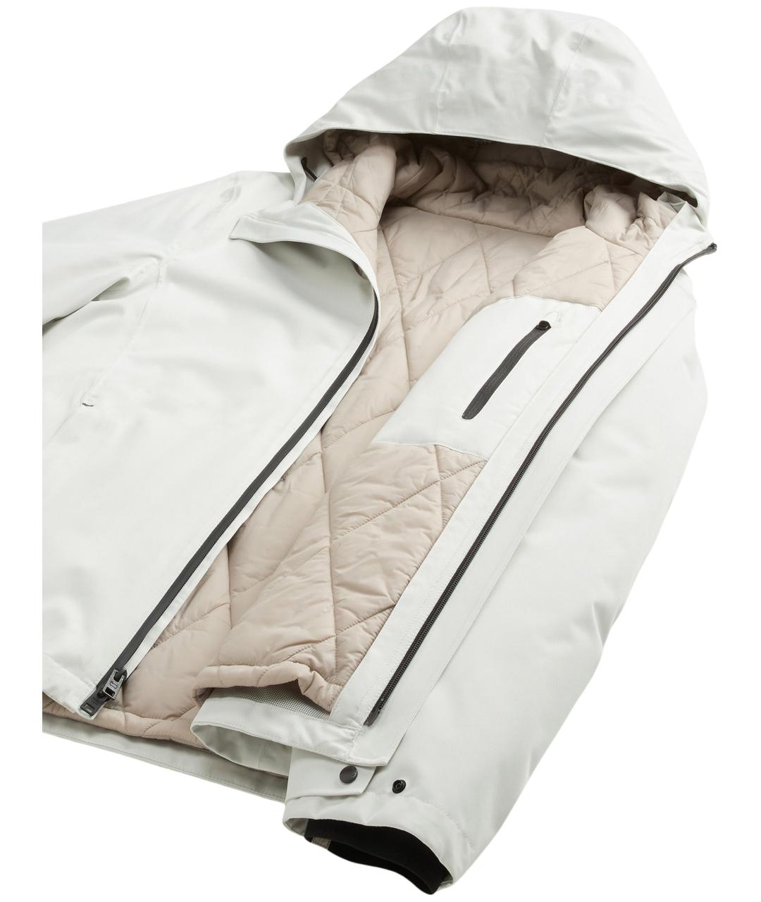 WOOLRICH Белая полиэстеровая куртка, фото 3