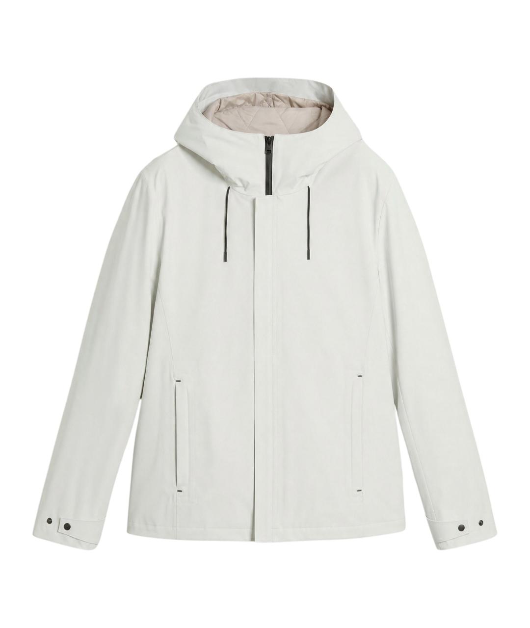 WOOLRICH Белая полиэстеровая куртка, фото 1