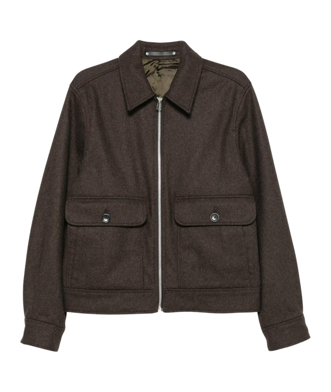 PAUL SMITH Коричневая куртка, фото 1