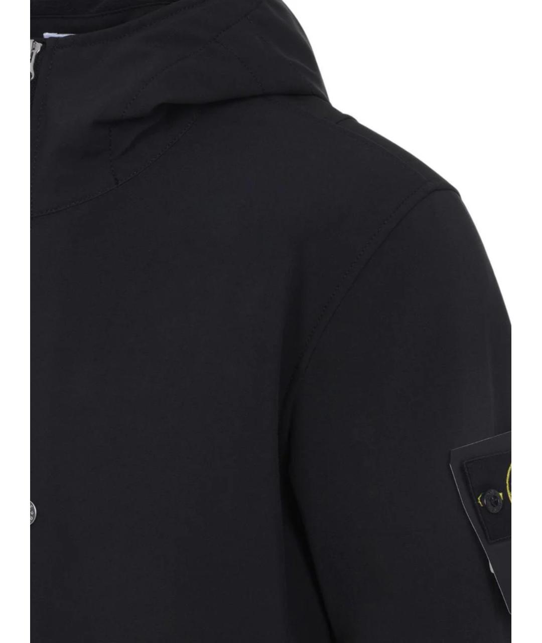 STONE ISLAND Черный шерстяной джемпер / свитер, фото 3