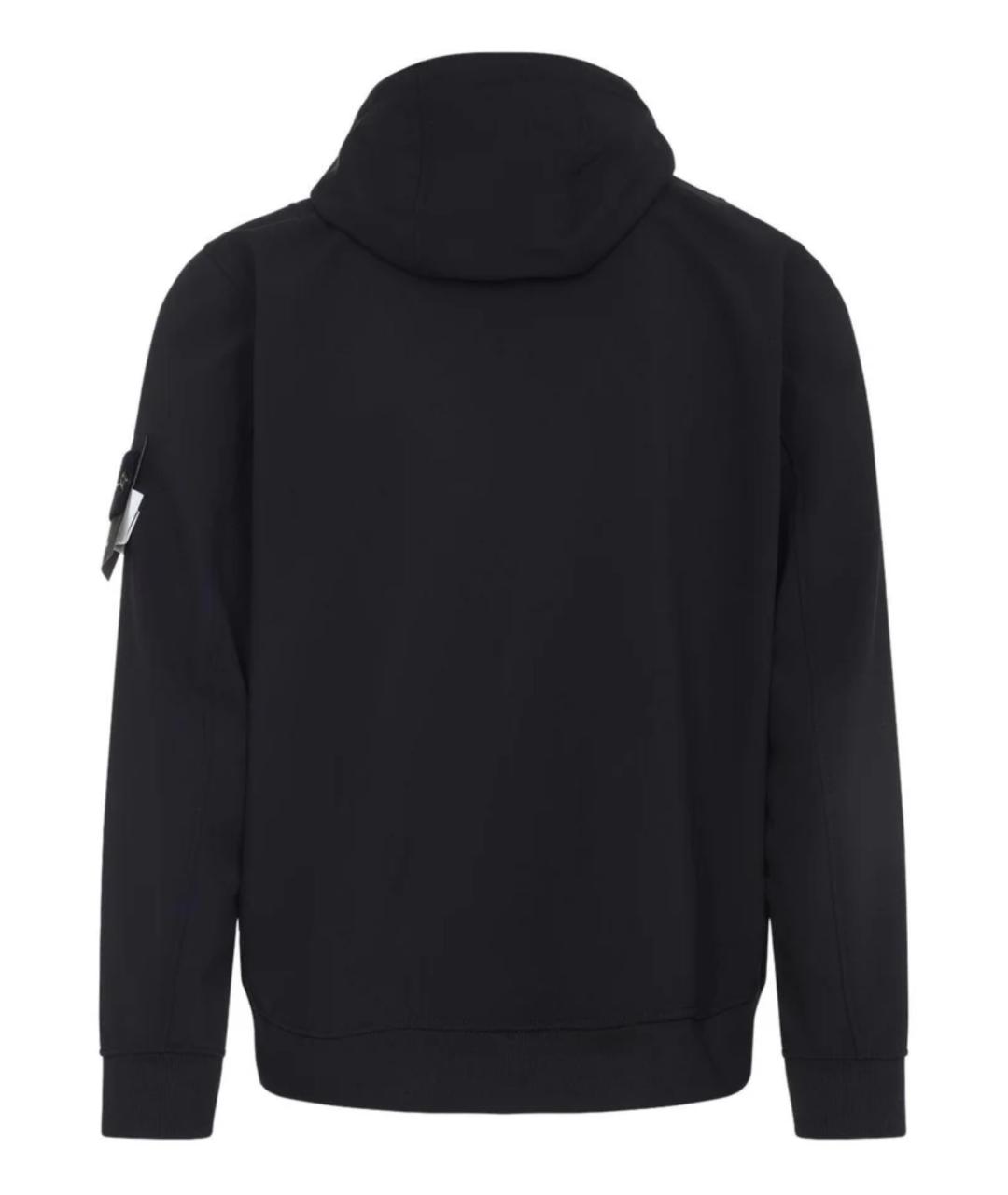 STONE ISLAND Черный шерстяной джемпер / свитер, фото 2