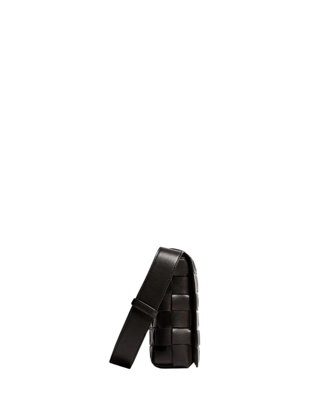 BOTTEGA VENETA Коричневая кожаная сумка на плечо, фото 2