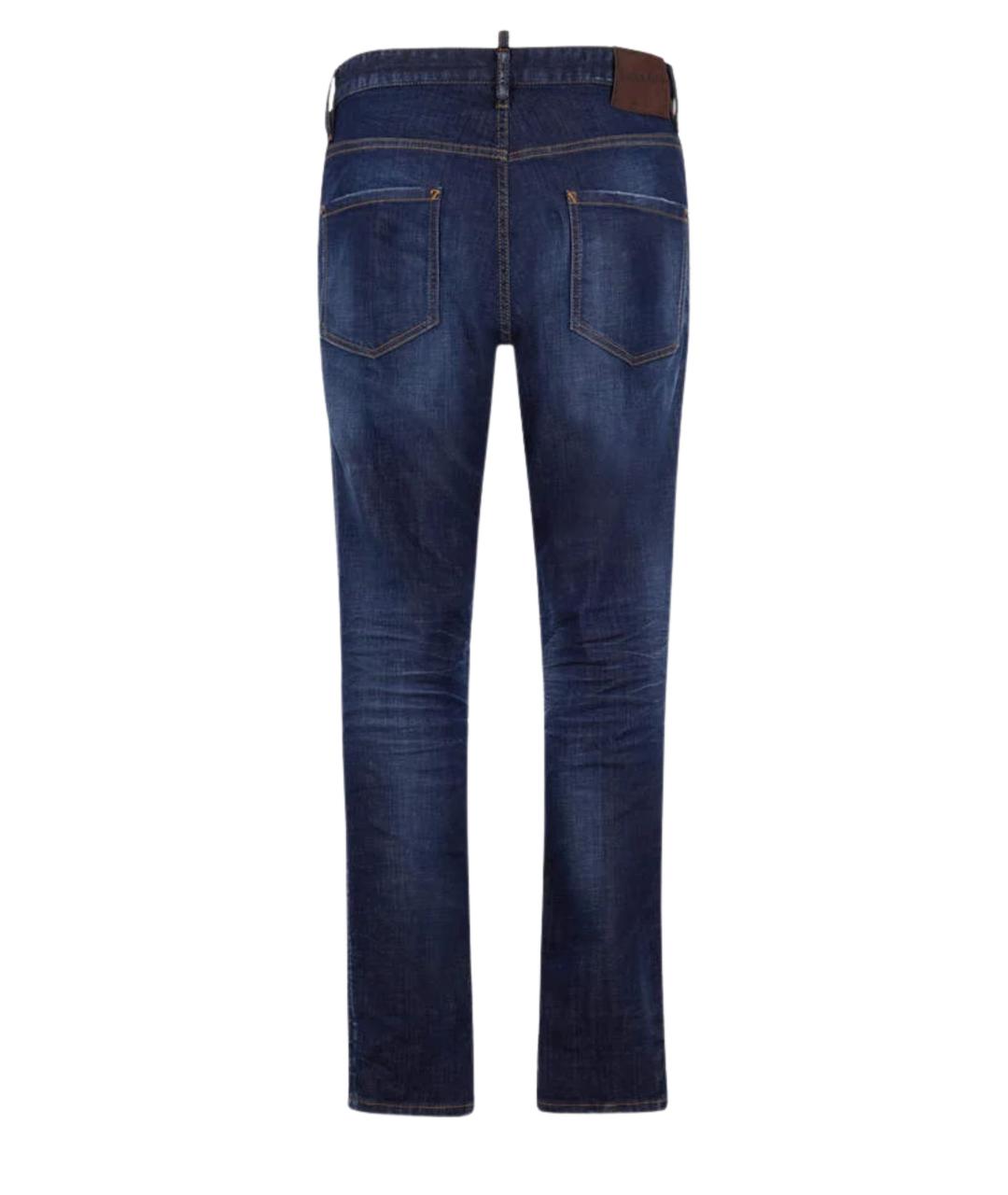 DSQUARED2 Синие хлопковые джинсы, фото 2