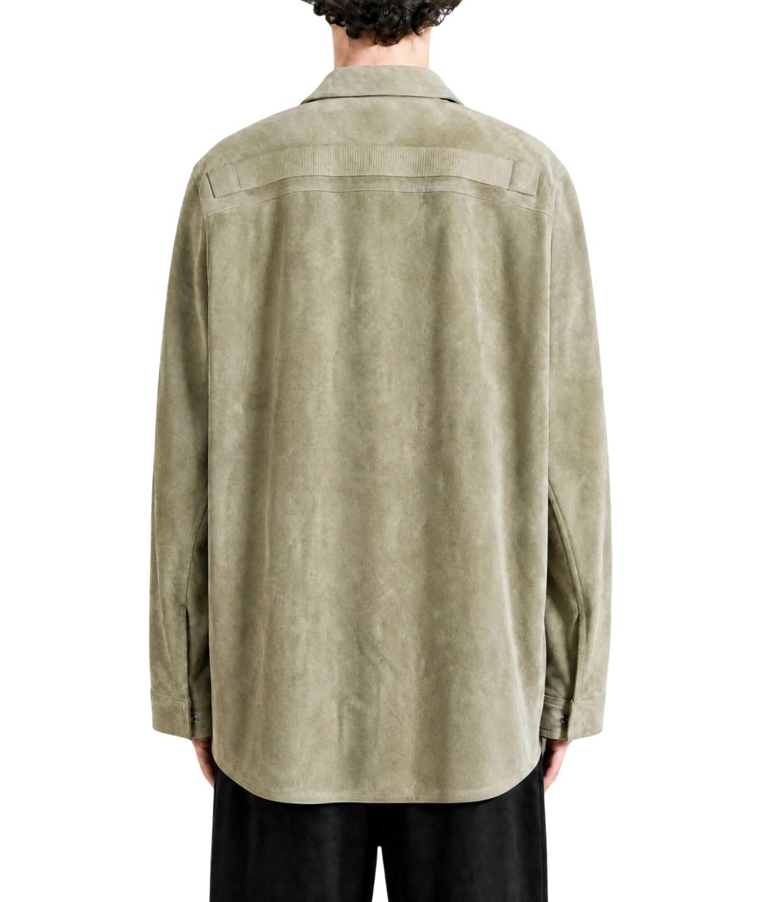 RICK OWENS Серая замшевая куртка, фото 3