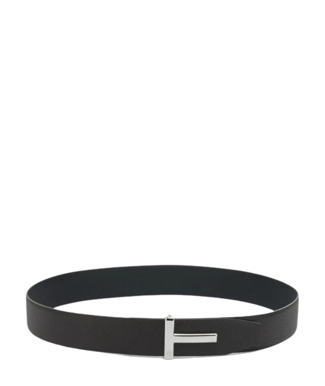 TOM FORD Коричневый кожаный ремень, фото 1