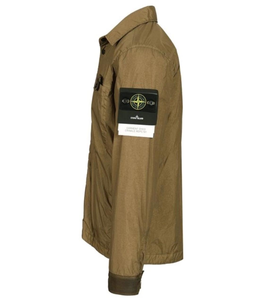 STONE ISLAND Зеленая полиамидовая куртка, фото 3
