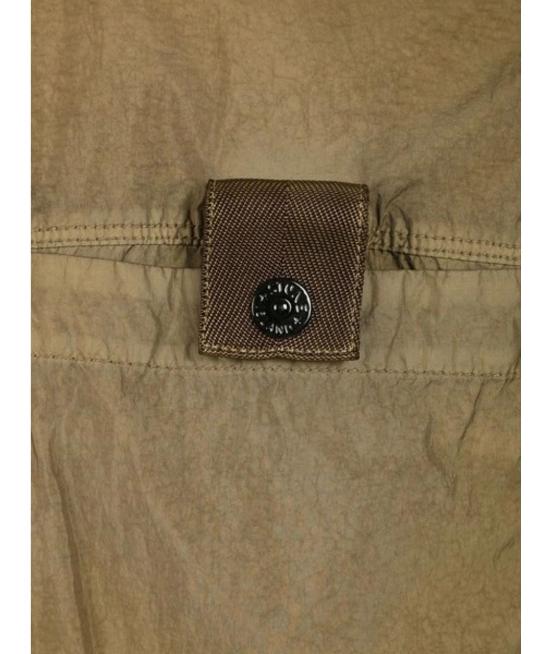STONE ISLAND Зеленая полиамидовая куртка, фото 6