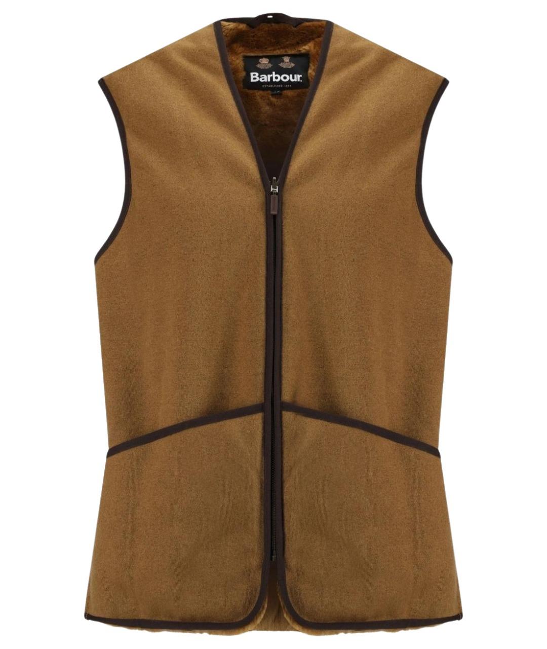 BARBOUR Коричневая жилетка, фото 1