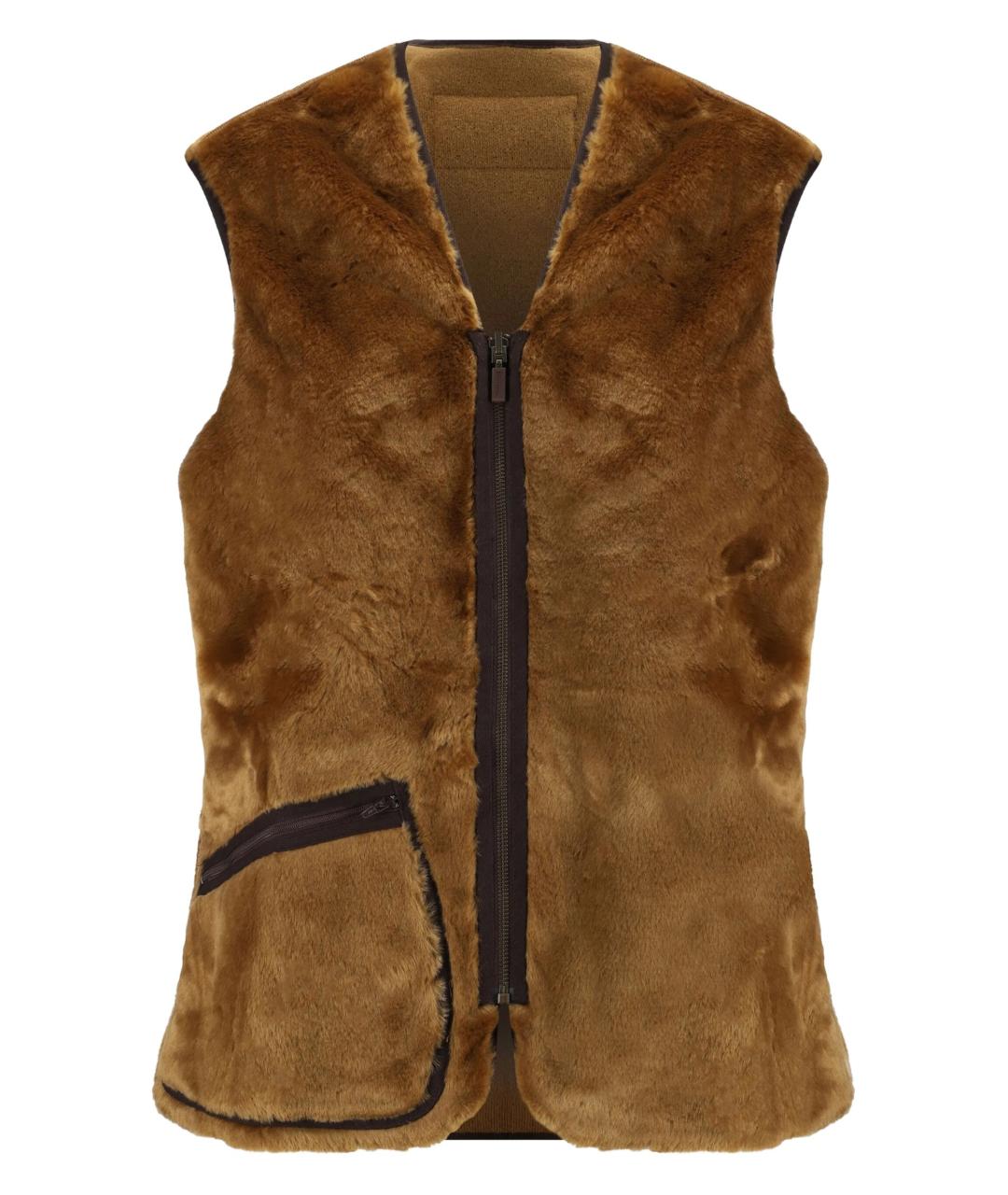 BARBOUR Коричневая жилетка, фото 3