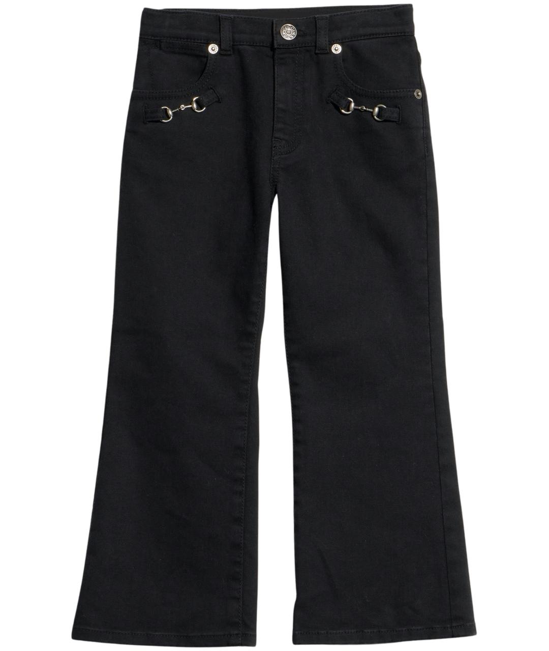 GUCCI Черные хлопковые детские джинсы, фото 1