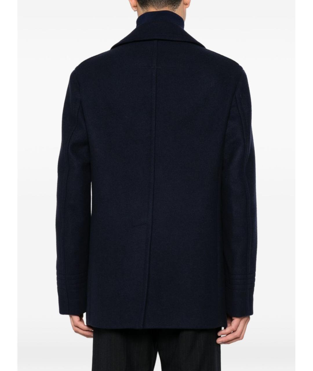 TOM FORD Темно-синее шерстяное пальто, фото 2