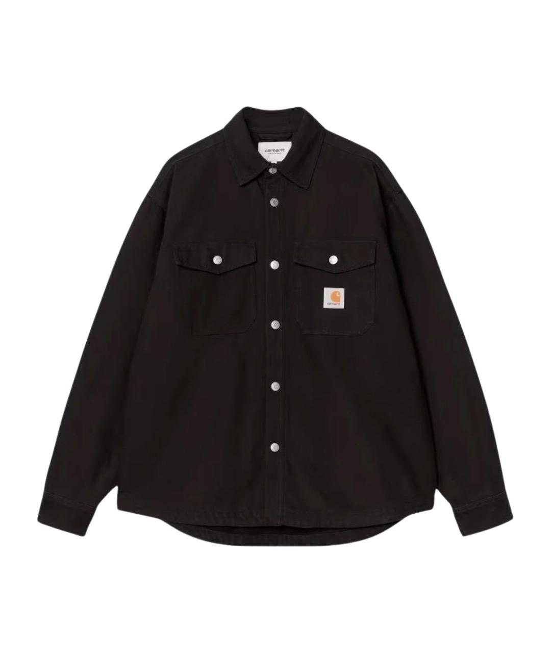 CARHARTT WIP Черная хлопковая кэжуал рубашка, фото 1