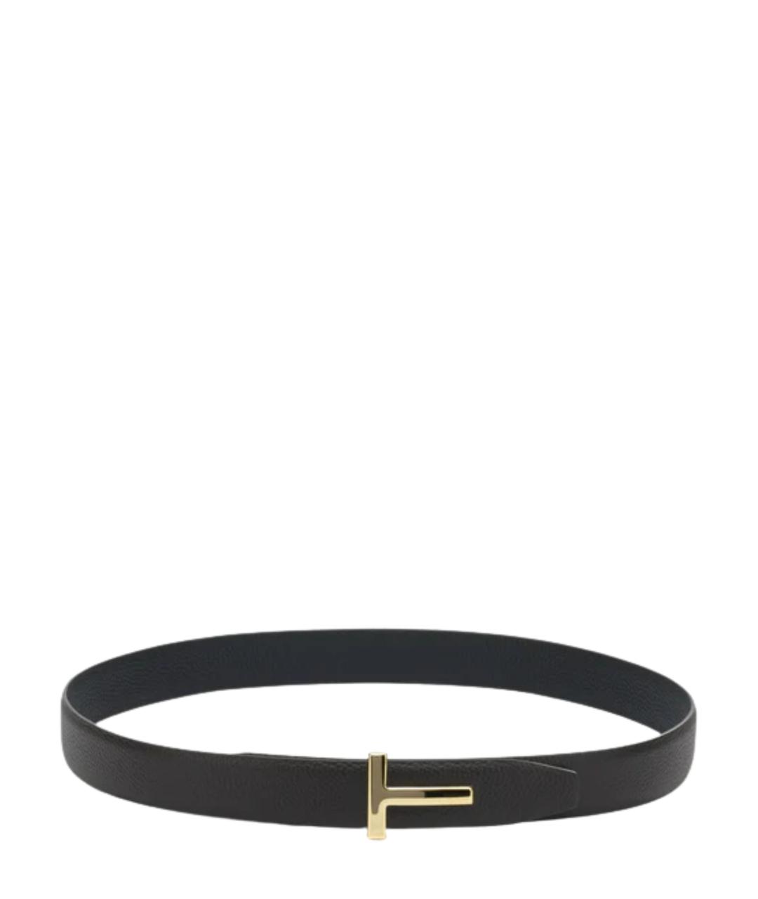 TOM FORD Коричневый кожаный ремень, фото 1