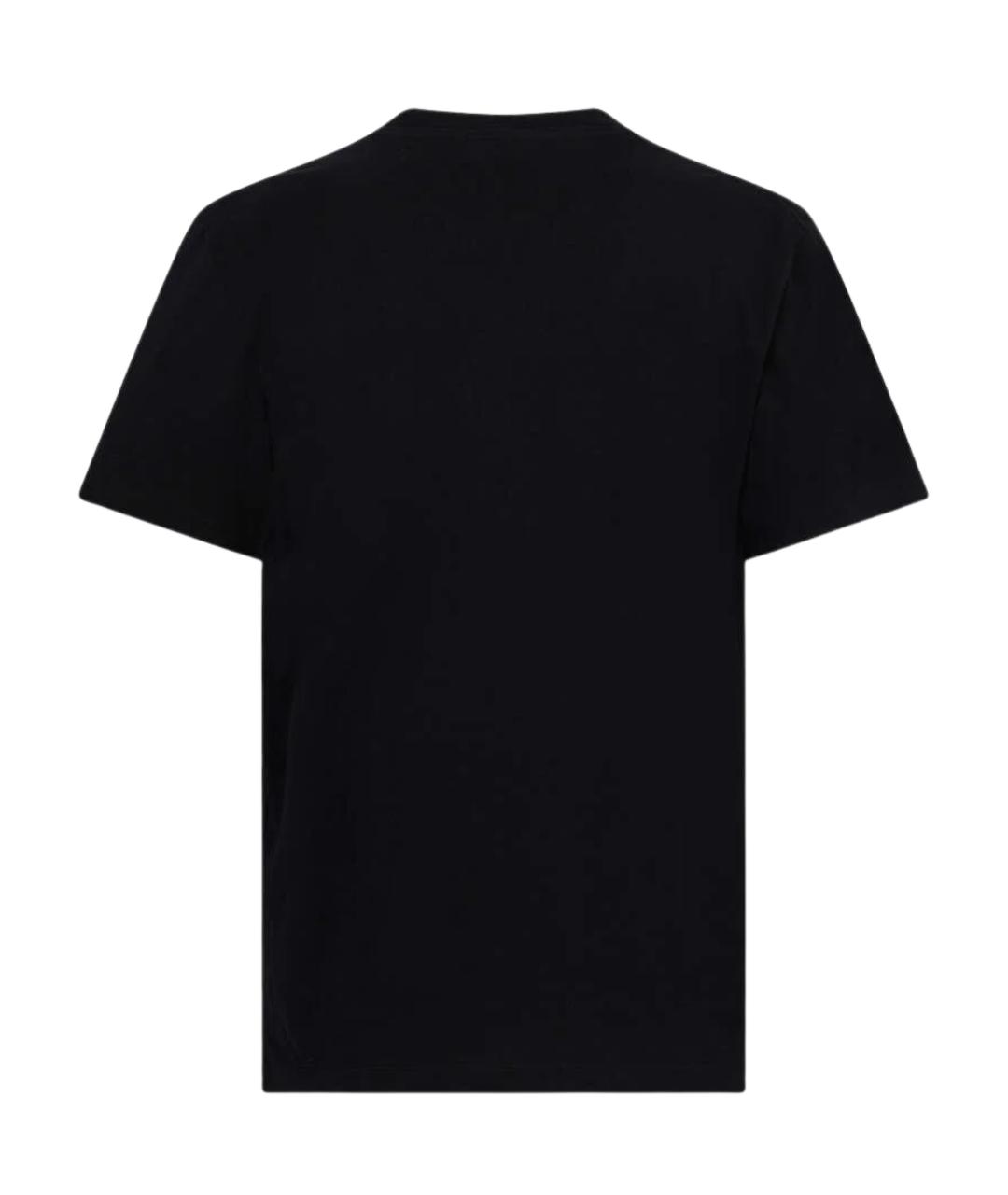 DSQUARED2 Черная хлопковая футболка, фото 2