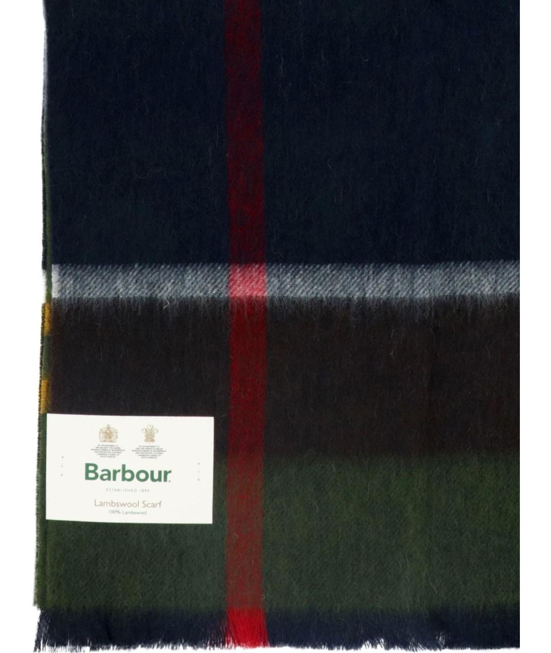 BARBOUR Мульти шерстяной шарф, фото 2