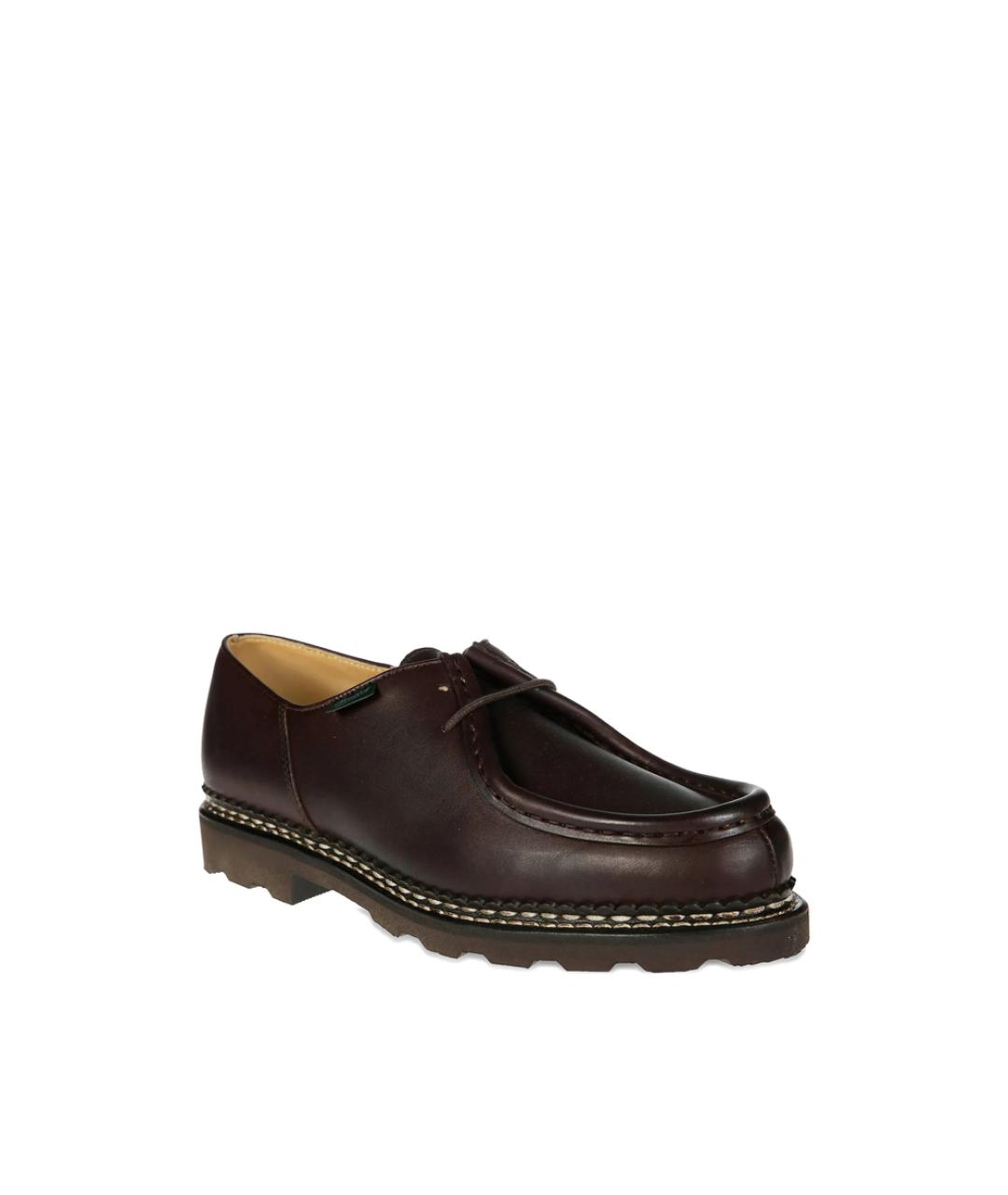 PARABOOT Коричневые кожаные туфли, фото 2