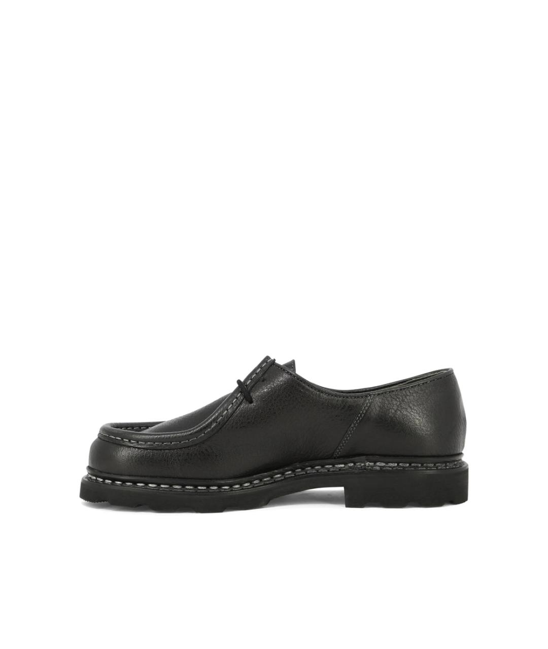 PARABOOT Черные кожаные низкие ботинки, фото 2