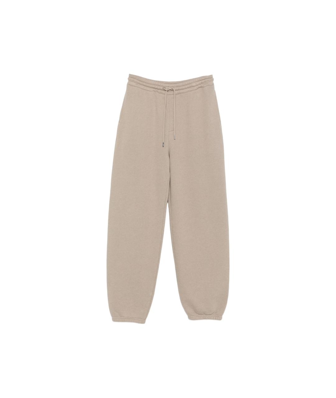 JACQUEMUS Бежевые хлопковые повседневные брюки, фото 1