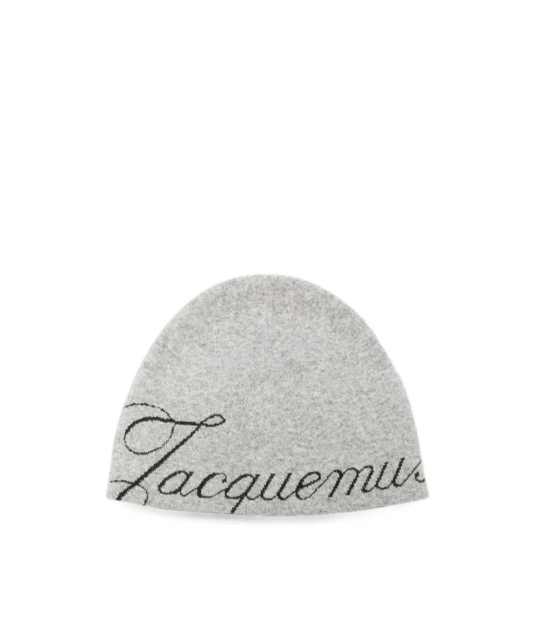 JACQUEMUS Серая шапка, фото 1