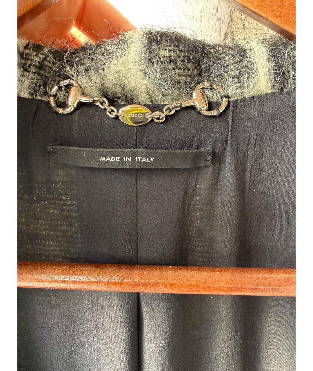 GUCCI Серое пальто, фото 4