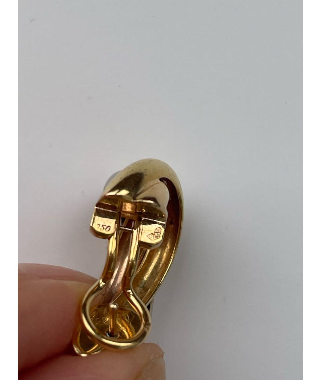 CARTIER Золотые серьги из желтого золота, фото 4