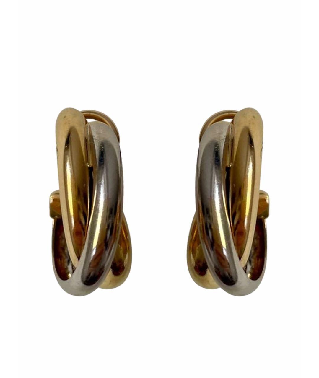 CARTIER Золотые серьги из желтого золота, фото 1