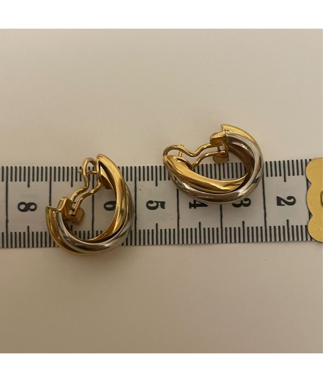 CARTIER Золотые серьги из желтого золота, фото 7