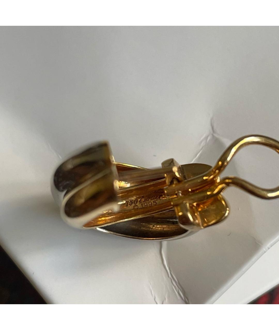 CARTIER Золотые серьги из желтого золота, фото 6