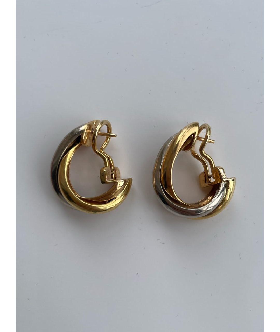 CARTIER Золотые серьги из желтого золота, фото 2