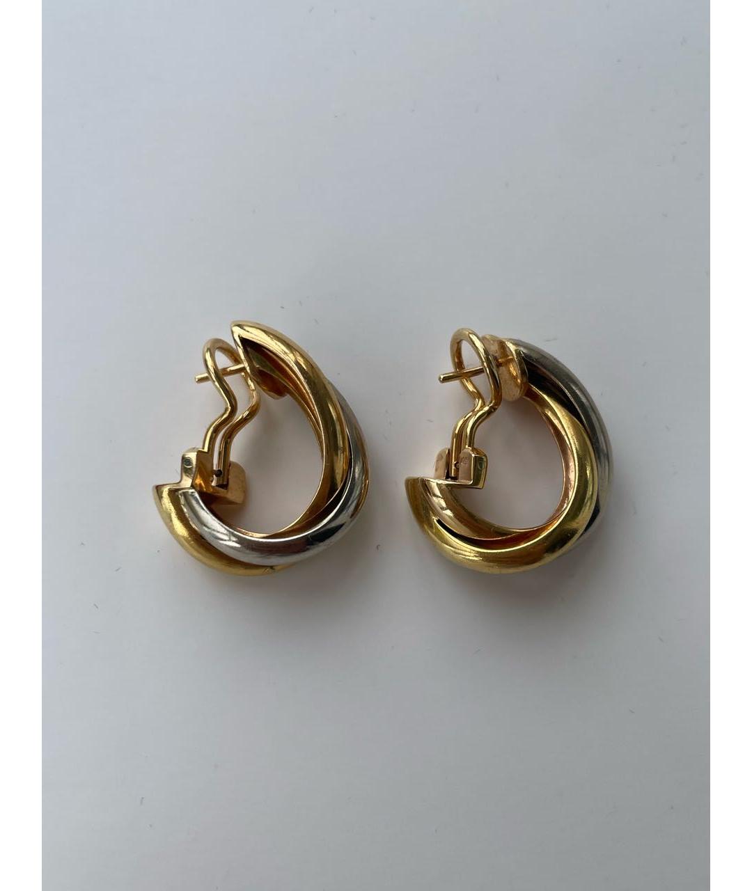 CARTIER Золотые серьги из желтого золота, фото 3