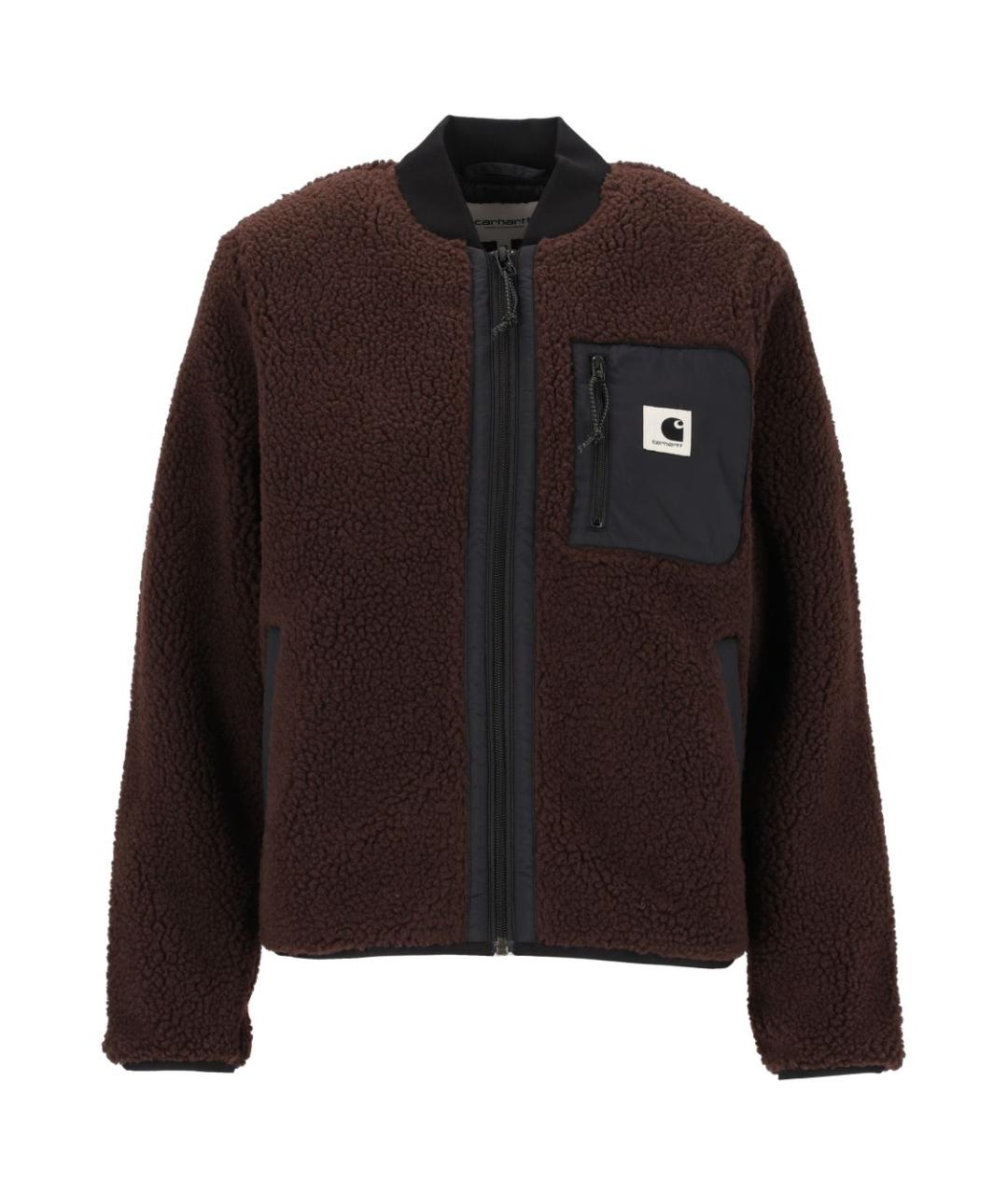 CARHARTT WIP Коричневая полиэстеровая куртка, фото 1