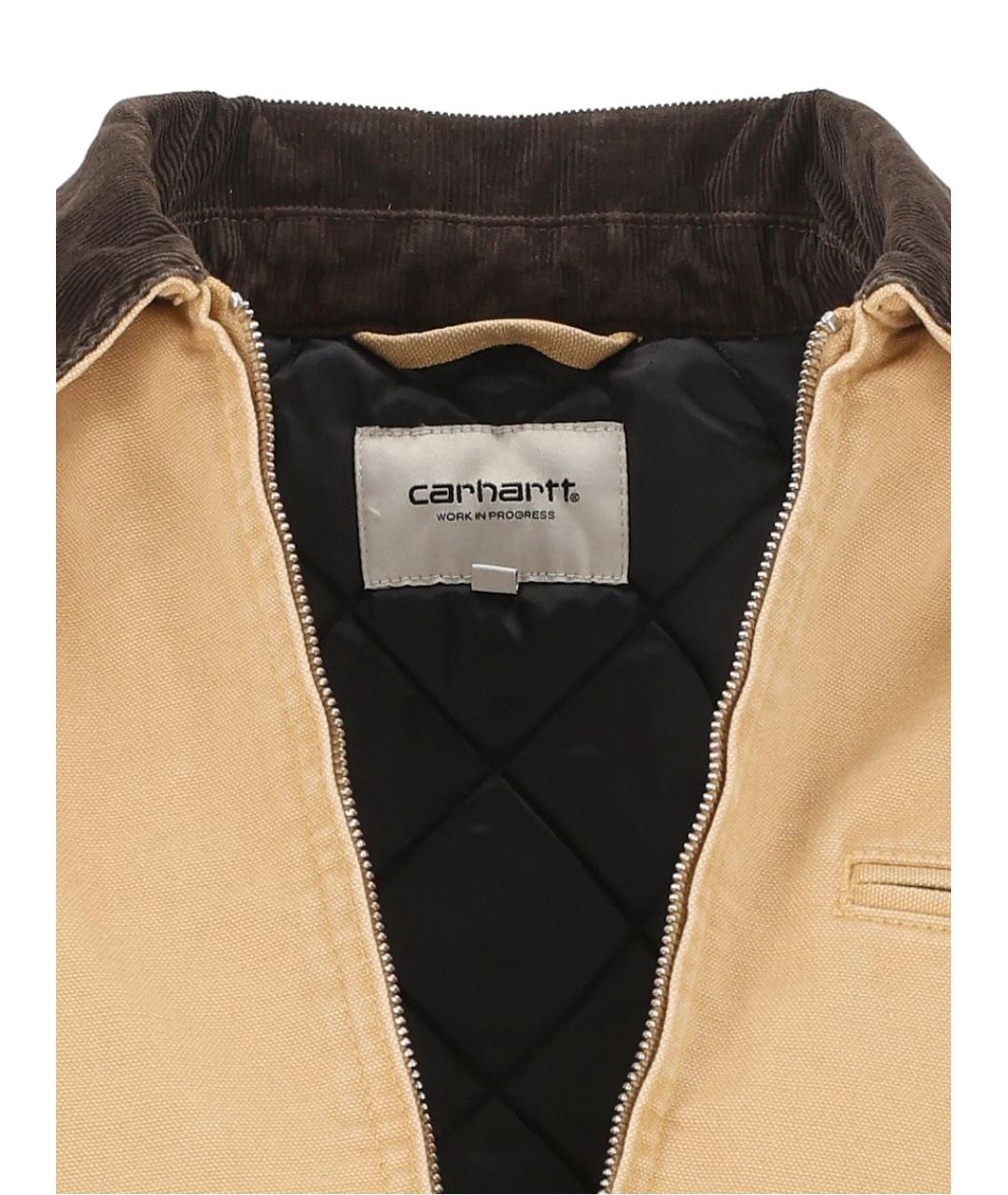 CARHARTT WIP Бежевая хлопковая куртка, фото 4