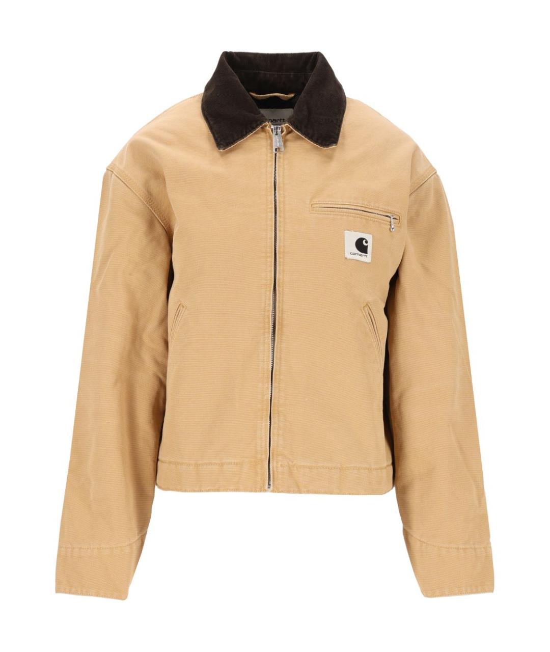 CARHARTT WIP Бежевая хлопковая куртка, фото 1