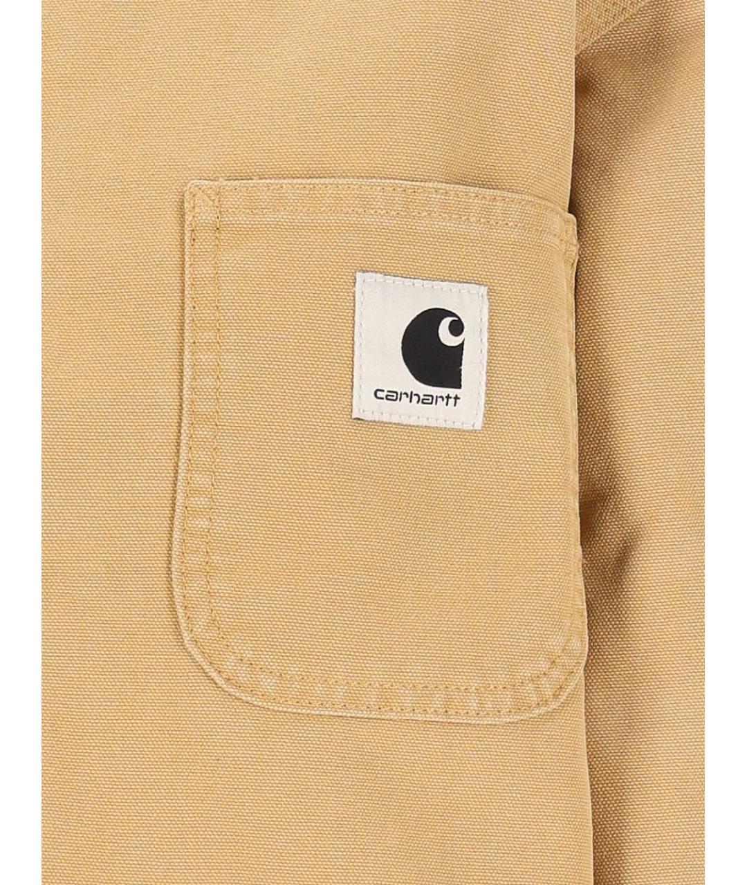 CARHARTT WIP Бежевая хлопковая куртка, фото 3