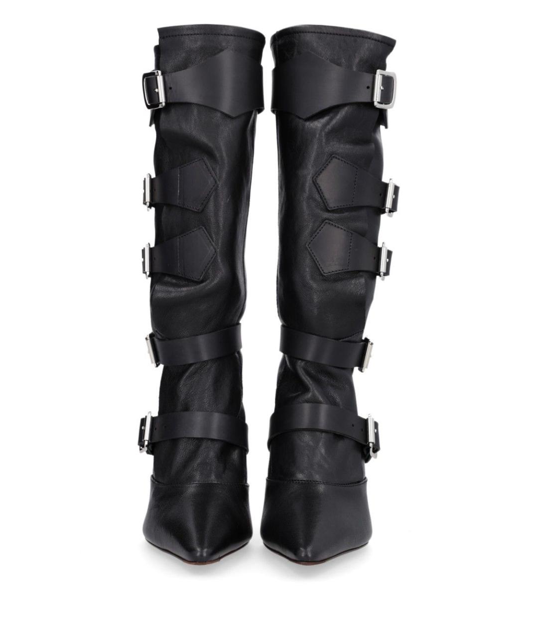 VIVIENNE WESTWOOD Черные кожаные сапоги, фото 5