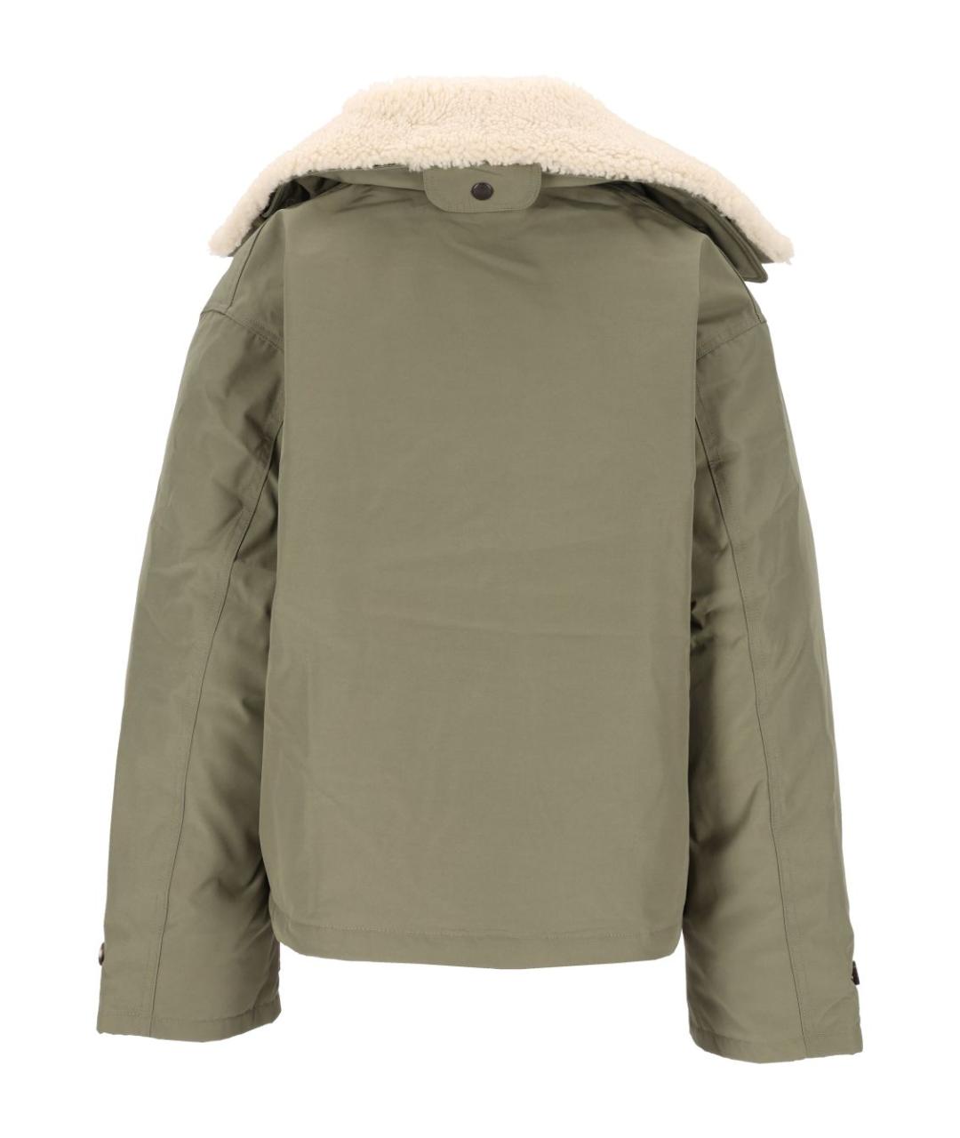 CANADA GOOSE Зеленая полиэстеровая куртка, фото 2