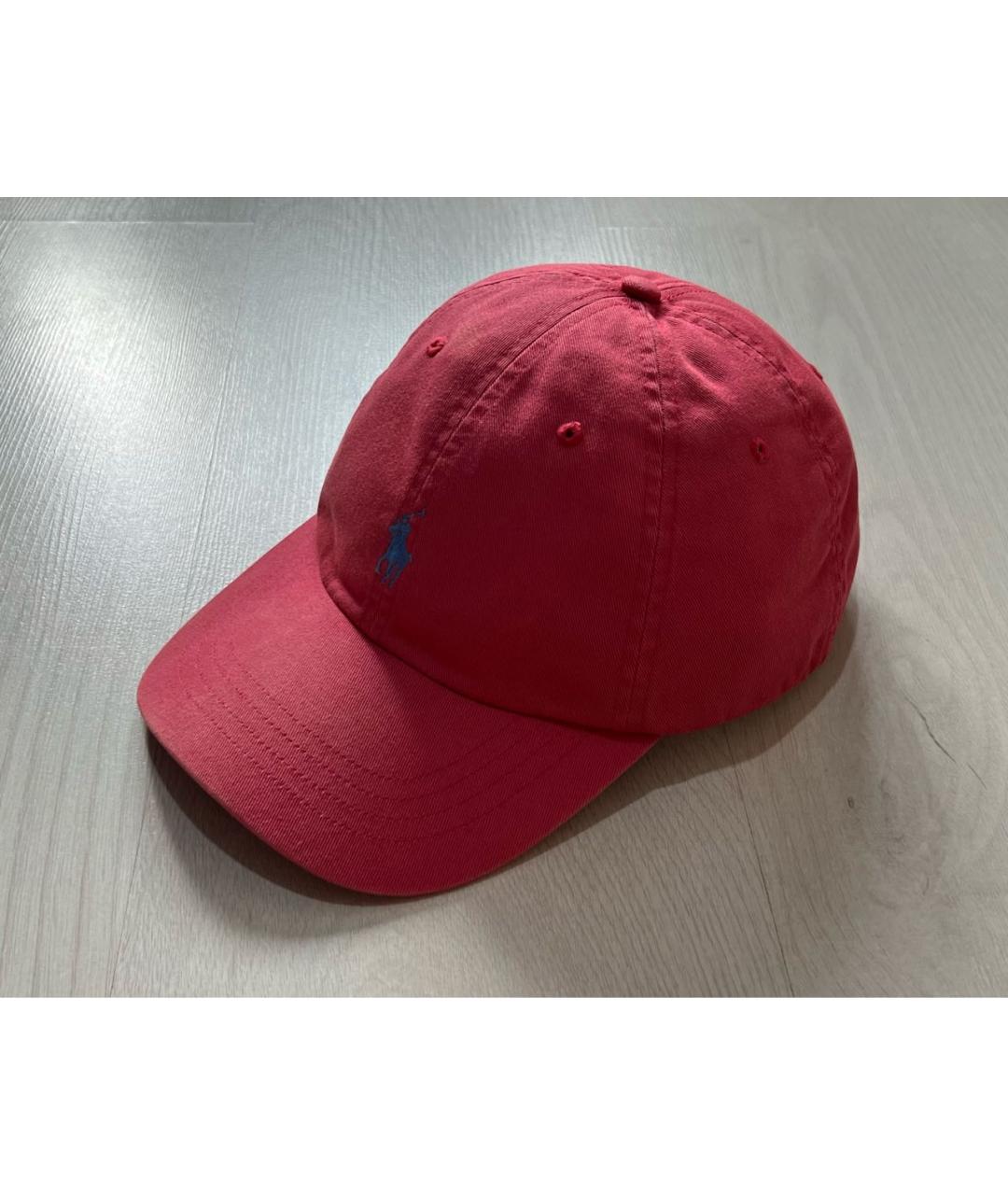 RALPH LAUREN Коралловая хлопковая кепка, фото 2