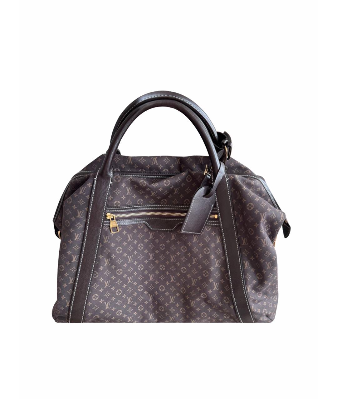 LOUIS VUITTON Коричневая деним дорожная/спортивная сумка, фото 1